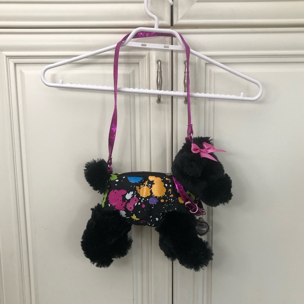 Poochie & Co. Kids poodle stuffie purse